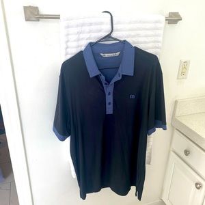 Travis Mathew Black Polo